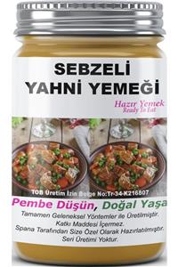 SPANA Sebzeli Yahni Yemeği Bakır Tencerede Pişmiş Ev Yapımı Katkısız 330gr