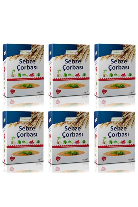 Naturpy Bitki Diyarı Doğal Bebek Sebze Çorbası 6x135g