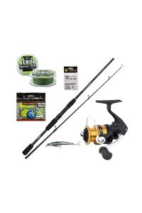 Shimano Okuma Wawe Power 213cm 0-8gr Kamış - Fx 3000 Makine Lrf Seti