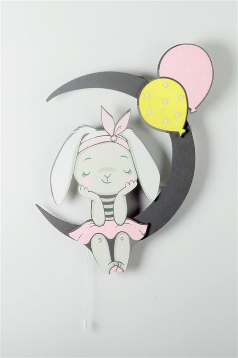 instababyrooms Ayda Oturan Balonlu Tavşan