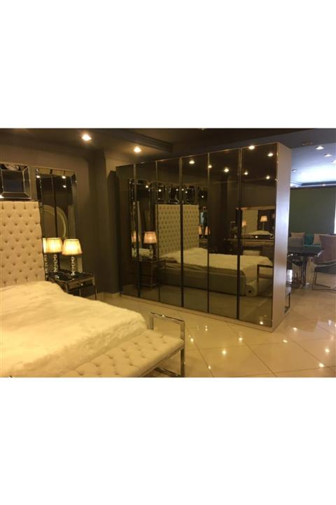 concept a mobilya Cam Kapaklı Giysi Dolabı Gardrop