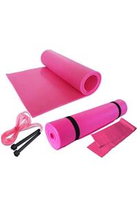 Tosima Pilates  Lastiği Atlama Ipi Set Yoga Egzersiz Minderi 7mm