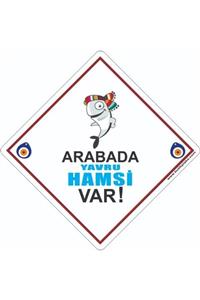 BUTİKPLAKA Dikkat Arabada Bebek Var/ikaz Levhası/ Yavru Hamsi