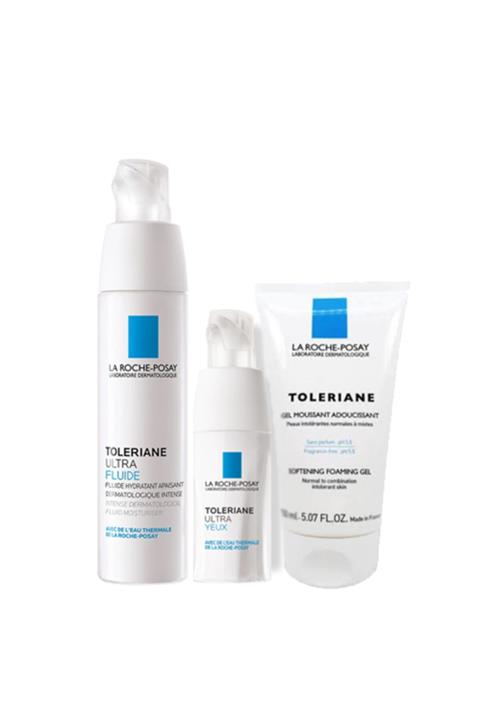 La Roche Posay Hassas Cilt Günlük Bakım Seti | Yüz Ve Kremi Temizleyici Bakım Seti