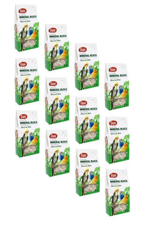 Fizzy Kuş Mineral Blok Gaga Taşı 12 Adet