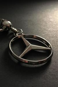 maiman Mercedes Logo 3d Krom Anahtarlık