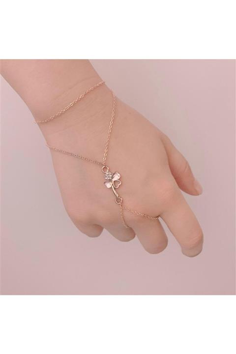 The Shirret Accessories Taşlı Yonca Şahmeran