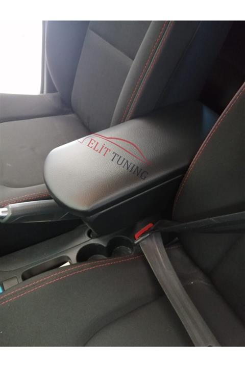 ElitTuning Renault Clio 4 Deri Kol Dayama Kolçak Siyah Mdf