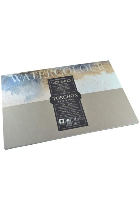 Fabriano Kalın Dokulu Suluboya Bloğu : 30,5 cm x 45,5 cm : 270 gr : 20 Yaprak