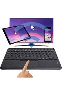 TECHNOM Tüm Cihazlara Uyumlu Touchpad Akıllı Dokunmatik Ekranlı Kablosuz Bluetooth Klavye