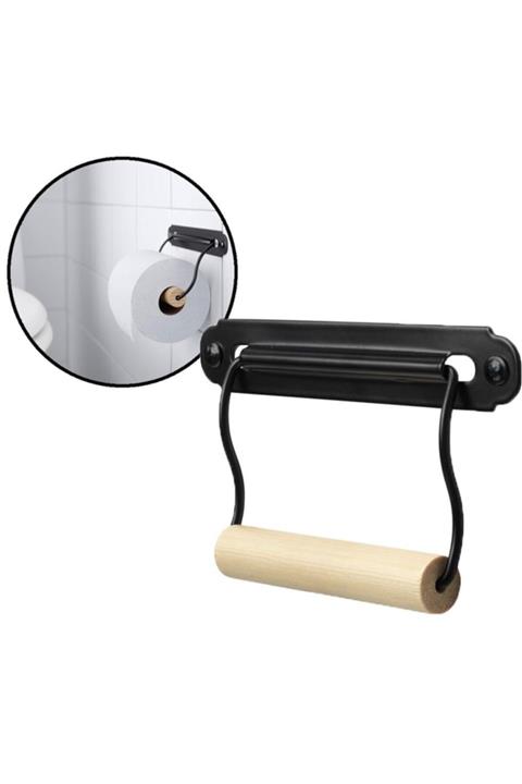 IKEA Svartsjön Wc Tuvalet Kağıtlığı Siyah