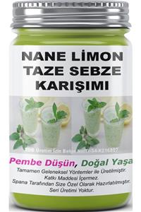 SPANA Nane Limon Taze Sebze Karışımı Detoks Suyu Ev Yapımı Katkısız 500ml