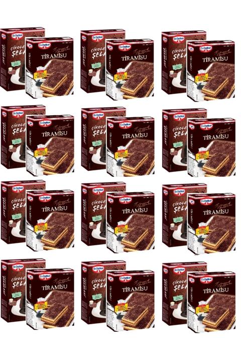 Dr. Oetker Dr.oetker Çikolata Şelalesi 355 Gr X 12 Adet Dr.oetker Tiramisu 355 Gr X 12 Adet