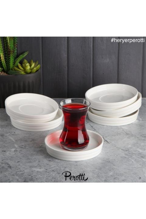 Perotti 13087 Pago Pors. 6’lı Yuv. Çay Tabağı/18