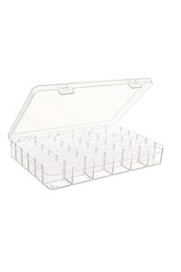 hodbehod 36 Bölmeli Ayarlı Plastik Organizer Kutu