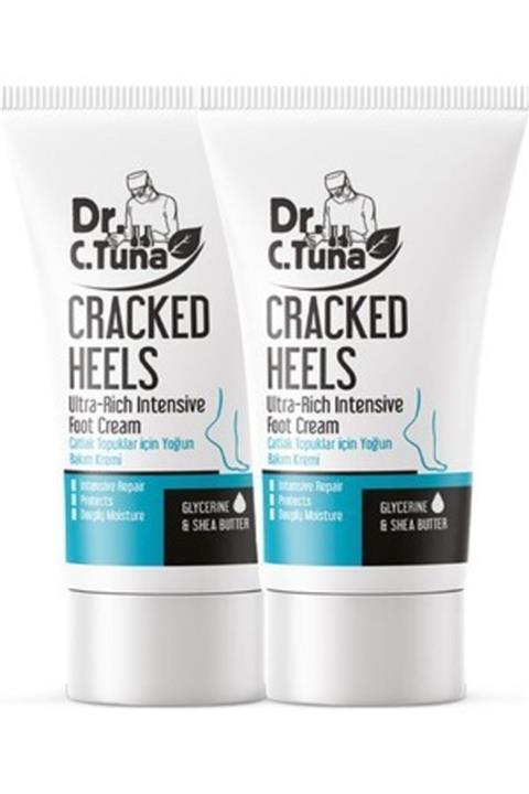 Farmasi Dr Cevdet Tuna Çatlak Topuklar Için Ayak Bakım Kremi Cracked Heels 2 Adet 50 Ml