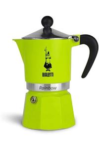 Cem Bialettı Bialetti Rainbow Moka Pot 3 Cup Yeşil