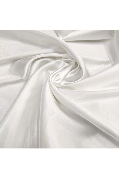 Kezban Tekstil Beyaz Saten Astar Kumaş 75 Cmx100 Cm Ebat