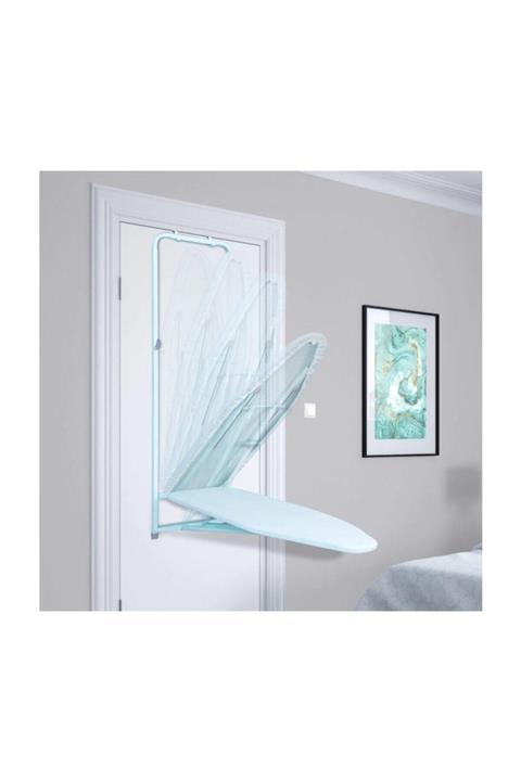 DOĞRULAR Perilla Kapı Arkası Ütü Masası Pratik Yer Kaplamaz Gri