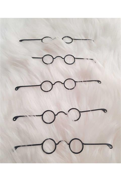 ON MARİFET Amigurumi Gözlük Siyah 6'lı