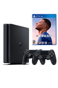 Sony Playstation 4 Slim 500 GB + 2. PS4 Kol + PS4 Fifa 2022