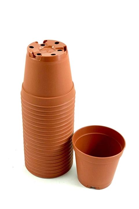 MF Botanik Kaktüs & Sukulent Üretim Saksı 8 Cm Orta Boy 20 Adet