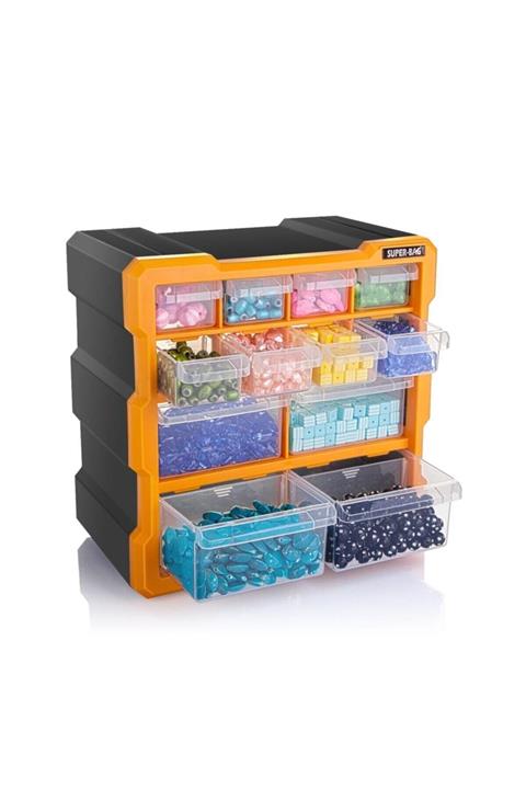 İstoç Türk 12’li Küçük Monoblok Çekmece Seti 267 X 157 X 262h Mmasr-6007