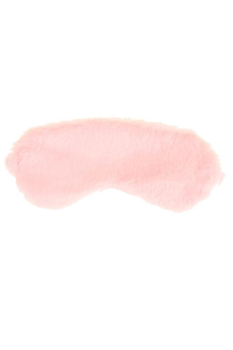 Cetinshop Peluş Pudra Pembe Renk Uyku Bandı