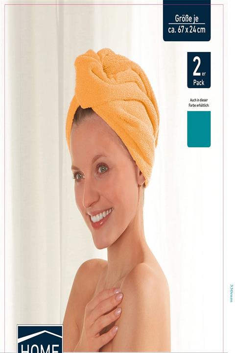 TURKUAZ Saç Bonesi 2 Adet Sarı