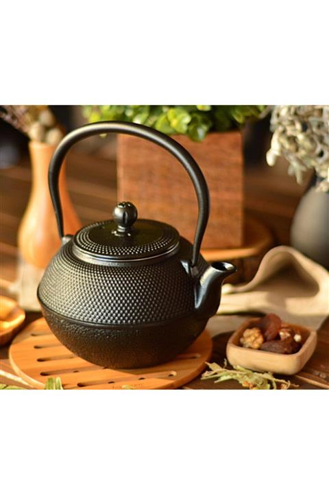 Bambum Linden Döküm Demlik Siyah 750 Ml