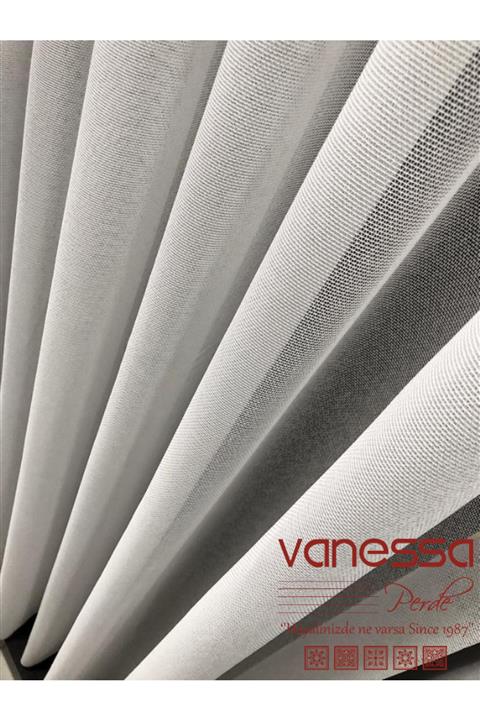 Brillant Sera Desen Yeni Sezon Koleksiyon Ürünü 1/3 Pileli Tül Perde