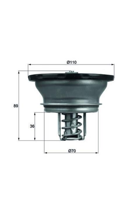 ÖZGÜÇYEDEK Termostat (82°) Volvo Renault Premıum 420 / 440 / 460