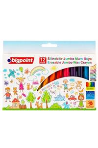 Bigpoint Jumbo Silinebilir Mum Boya12 Renk