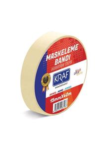 KRAF Maskeleme Bandı 15 Mm X 40 Mt