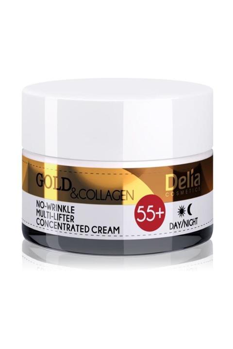 Delia Gold Collagen 55+ No-wirinkle Kırışık Giderici Gündüz-gece Kremi