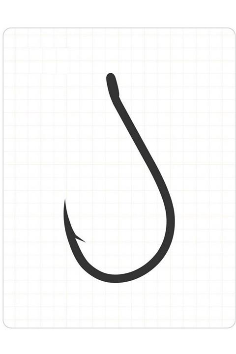 Fudo 1101 Chinu Delikli Pala Black Nikel Iğne 1/0