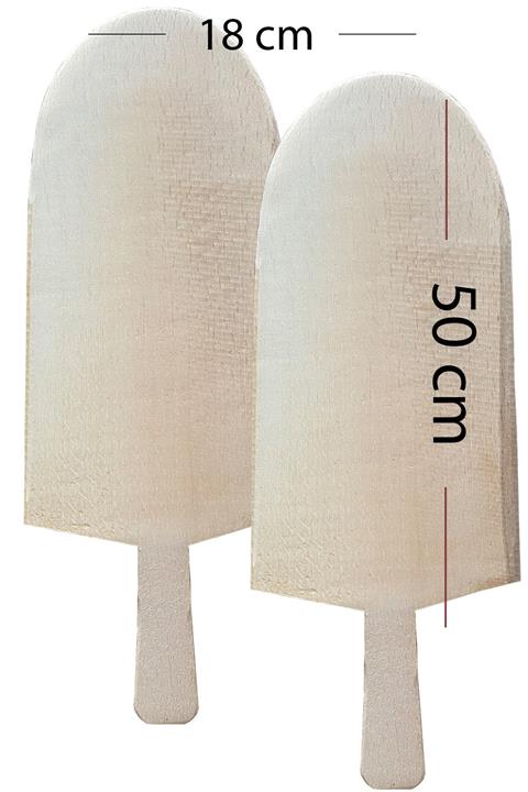 aktarix 2 Adet Pide Bazlama Lahmacun Ekmek Yufka Pizza Küreği 50 Cmx18 Cm Çevirgeç