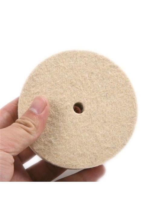 Depolife Mücevher Metal Altın Gümüş Parlatma Polisaj Yün Keçe Seramik Mermer Plastik Bakalit 100mm