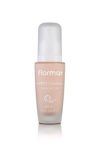 Flormar Fondöten - Perfect Coverage Foundation 107 Natural Ivory 8690604085958