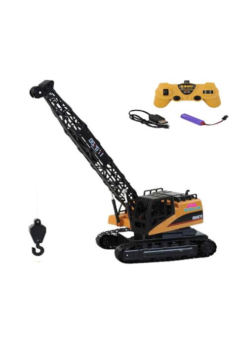 hediyecik Builders Uzaktan Kumandalı Şarjlı Vinçli Kepçe Full Fonksiyon