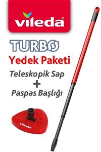 Vileda Turbo Sap + Turbo Classic Üçgen Başlık