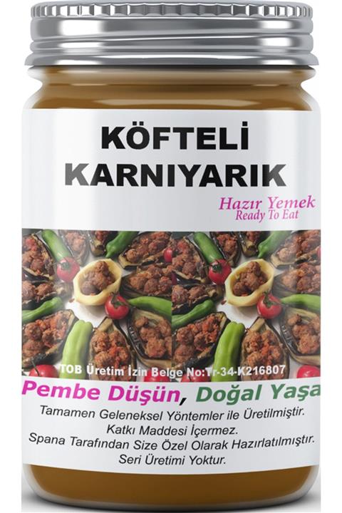 SPANA Köfteli Karnıyarık Ev Yapımı Katkısız 330gr