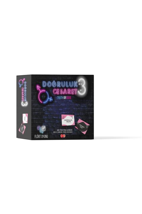 ZAGA OYUN Doğruluk Mu Cesaret Mi 3 Yetişkin Kutu Oyunu