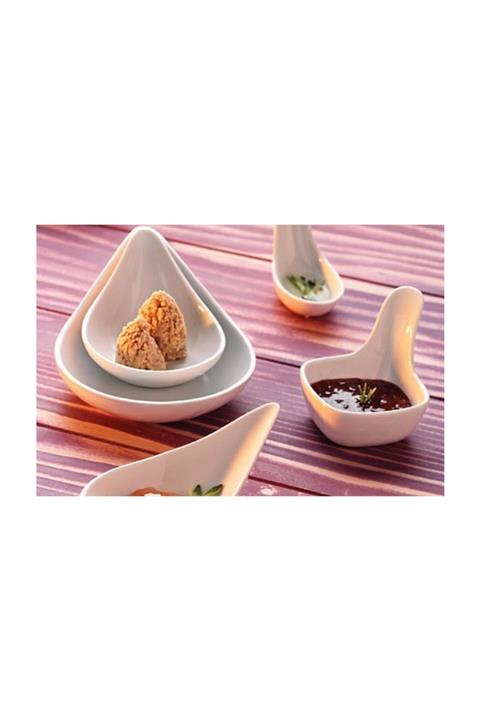 Kütahya Porselen Sunumluk Kaşık Sosluk 17 cm