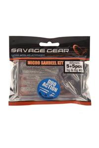 Savage Gear Lrf Micro Sandeel Kit 12 Adet 1+1.5+5 Suni Yem