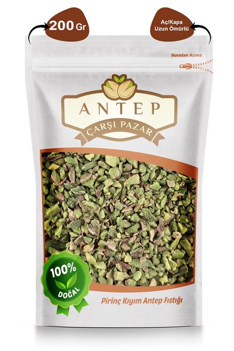 Antep Çarşı Pazar Pirinç Kıyım Antep Fıstığı | 200 Gr.