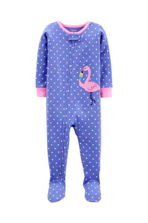 Carter's Kız Bebek Tekli Pijama Tulum