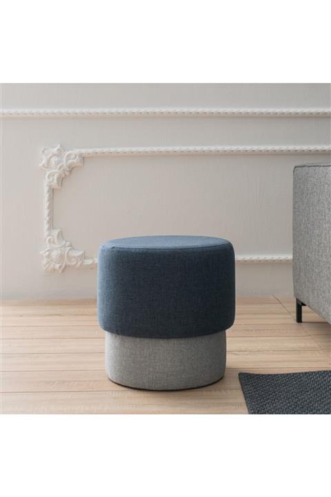 Evdebiz Felix Puf - Lacivert/gri