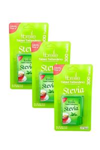 ebitkisel Fibrelle Stevia Tablet Tatlandırıcı 300 Tablet X 3 Adet