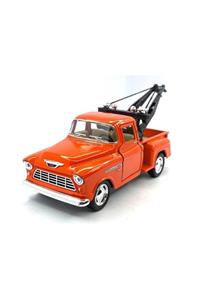 Kinsmart 1955 Chevy 3100 Stepside Çekici - Çek Bırak 5inch. Lisanslı Model Araba, Oyuncak Araba 1:32